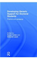 Developing Generic Support for Doctoral Students: Practice and pedagogy