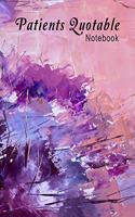 Patients Quotable Notebook: A Journal to collect Funniest Thoughts Patients Say, A Gift for Doctor, Nurse, Organizer, Practitioner, Nurse Graduation (Nurse Notebook)
