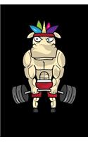 Workout & Food Unicorn Notebook