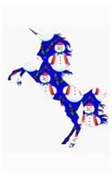 Blue Snowman Unicorn