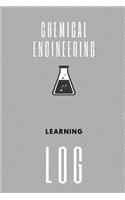 Chemical Engineering Learning Log: Notebook, 6x9, Cornell notes, 150 pages, white paper, hardy matte cover.