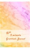 Kids 3 minute grattitude journal