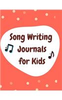 Song Writing Journals for Kids