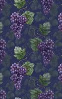 Grape Notebook: Dot Grid Journal, Softcover (6x9 Inches) with 120 Pages