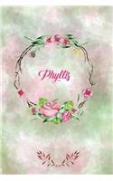 Phyllis: Dot Grid Vision Board Journal, Journaling Diary, Dotted Writing Log, Dot Grid Notebook Sheets to Write Dreams, Inspirations, Action Plans, Life Goal