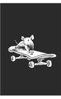 Mouse Skateboard: Mice Notebook, Blank Lined (6 x 9 - 120 pages) Animal Themed Notebook for Daily Journal, Diary, and Gift