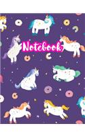 Notebook: Cute Blank Lined Journal Large 8.5 x 11 Matte Cover Design with Ruled White Paper Interior (Perfect for School Notes, Girls and Boys Diary, Kids Wri