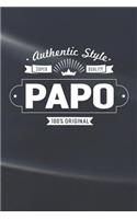 Authentic Style Super Quality Papo 100% Original: Family life grandpa dad men father's day gift love marriage friendship parenting wedding divorce Memory dating Journal Blank Lined Note Book