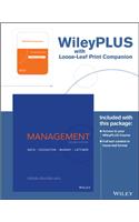Management, 2e Wileyplus Learning Space Registration Card + Loose-Leaf Print Companion