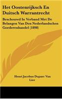 Het Oostenrijksch En Duitsch Warrantrecht