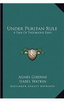 Under Puritan Rule