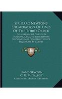 Sir Isaac Newton's Enumeration of Lines of the Third Order
