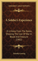 A Soldier's Experience: Or A Voice From The Ranks, Showing The Cost Of War In Blood And Treasure (1902)