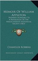 Memoir Of William Appleton