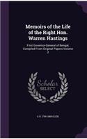 Memoirs of the Life of the Right Hon. Warren Hastings