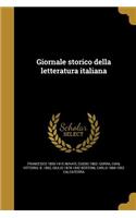Giornale Storico Della Letteratura Italiana