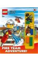 LEGO CITY: Fire Team Adventure! Storybook with Minifigures and Accessories