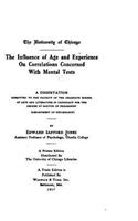 The influence of age and experience on correlations concerned with mental tests