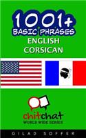 1001+ Basic Phrases English - Corsican