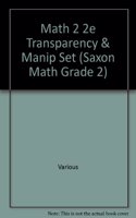 Saxon Math 2: Transparency & Manipulative Set