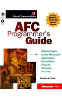 AFC Programming Guide (Microsoft Programming Series)