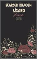 BEARDED DRAGON LIZARD Planner 2020: 2020 Calendar, Daily Weekly Planner with Monthly quick-view/over view with 2020 Planner