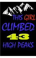 This Girl climbed 43 high peaks