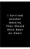 I Survived Another Meeting That Should Have Been An Email