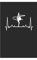 Gymnastic Heartbeat: Gymnastics Notebook, Blank Lined (6" x 9" - 120 pages) Sports Themed Notebook for Daily Journal, Diary, and Gift