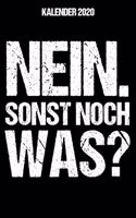 Kalender 2020 Nein Sonst Noch Was