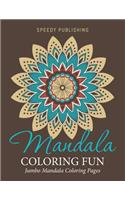 Mandala Coloring Fun: Jumbo Mandala Coloring Pages