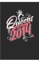Queens Are Born In 2014: Blank Lined Notebook / Journal (6 X 9 -120 Pages) - Birthday Gift Idea