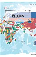 Belarus: Ruled Travel Diary Notebook or Journey Journal - Lined Trip Pocketbook for Men and Women with Lines