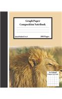 Graph Composition Notebook 5 Squares per inch 5x5 Quad Ruled 5 to 1 100 Pages