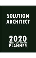 Solution Architect 2020 Weekly and Monthly Planner