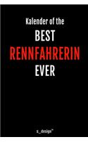 Kalender für Rennfahrer / Rennfahrerin: Immerwährender Kalender / 365 Tage Tagebuch / Journal [3 Tage pro Seite] für Notizen, Planung / Planungen / Planer, Erinnerungen, Sprüche