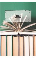 Chad: Ruled Travel Diary Notebook or Journey Journal - Lined Trip Pocketbook for Men and Women with Lines