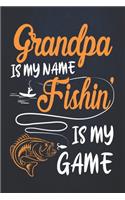 Grandpa is my name fishing is my game