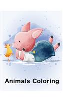 Animals Coloring: Stress Relieving Animal Designs(8 Kids Book of Jokes)