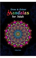 Draw and Colour Mandalas for Adult