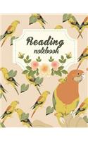 Reading notebook
