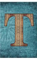 Monogrammed Notebook - T