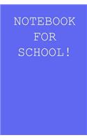 Notebook for school!