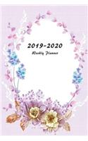 2019-2020 Weekly Planner: Two Year Planner 6 X 9 with To-Do List (Floral Cover Volume 2)