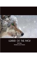 Leader of the Pack Wolf Theme Sketchbook Journal Notebook