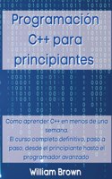 Programación C++ para principiantes