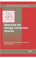 Materials for Energy Conversion Devices