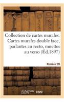 Collection de Cartes Murales. Cartes Murales Double Face, Parlantes Au Recto