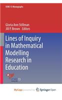 Lines of Inquiry in Mathematical Modelling Research in Education