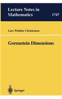 Gorenstein Dimensions